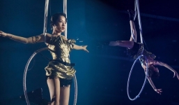 Chi Pu khiến dân tình thót tim với màn treo ngược người tại show Đạp Gió 2023