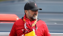 HLV Jurgen Klopp trút bỏ gánh nặng sau chiến thắng trước Everton