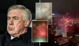 CĐV Liverpool đốt pháo hoa phá giấc ngủ của Real Madrid 