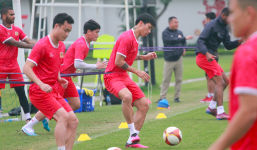 'Dàn sao triệu đô' của Công an Hà Nội gồng mình tập luyện chờ ngày V.League trở lại