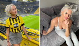 Cận cảnh vẻ đẹp nóng bỏng của CĐV quyết rũ nhất Dortmund