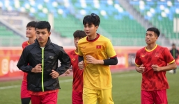 CHÙM ẢNH: U20 Việt Nam tập luyện tích cực hướng đến cơ hội tạo cột mốc lịch sử