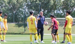 U23 Việt Nam tập trung cao độ, thể hiện tinh thần tích cực trước trận gặp U23 UAE
