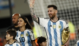 Bài phát biểu đầy xúc động của Messi trong buổi lễ mừng công chức vô địch World Cup 2022