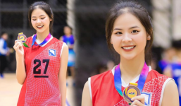 Mê mẩn trước san nhan sắc tựa thiên thần của hoa khôi bóng chuyền dự thi Miss World Việt Nam 2023