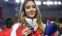 Say đắm nhan sắc gây thương nhớ của hot girl taekwondo Campuchia ở SEA Games 32