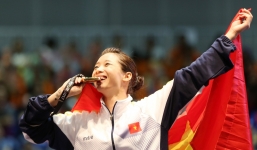 Hoa khôi Wushu Dương Thuý Vi chia sẻ bí quyết giành HCV SEA Games