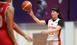 Thảo My, Thảo Vy và đội tuyển nữ bóng rổ Việt Nam chia tay SEA Games 32 bằng chiến thắng ngọt ngào
