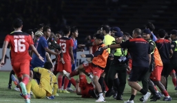Báo thể thao hàng đầu thế giới 'sốc' trước màn ẩu đả giữa U22 Thái Lan và U22 Indonesia