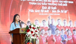 Bài phát biểu đầy xúc động của Huỳnh Như trong buổi lễ xuất quân dự World Cup 2023