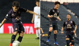 Khoảnh khắc Xuân Trường vỡ òa vì sung sướng trong ngày lập siêu phẩm trên đất Thái Lan