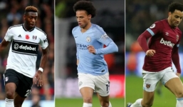 Top 10 cầu thủ nhanh nhất Ngoại hạng Anh 2018/19: Hậu vệ M.U gây sốc 