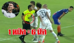 Cầu thủ Thái Lan được miễn án phạt đấm trọng tài chỉ vì được gọi lên tuyển 
