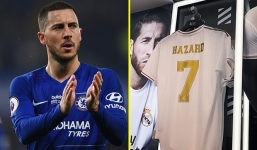 Hazard chính thức gia nhập Real Madrid, mặc áo số 7 huyền thoại