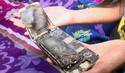 Chỉ chơi game và xem Youtube, iPhone 6 bất ngờ bốc cháy trên tay cô bé 11 tuổi 