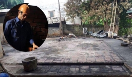 Lột bỏ bộ quần áo thủ môn, Bùi Tiến Dũng trở thành thợ hồ xây lại nhà bà nội bị cháy