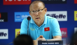 HLV Park Hang Seo thở phào sau khi giành 1 điểm trước ĐT Thái Lan