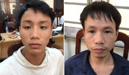 Chân dung 2 đối tượng bắn pháo dù và hành hung CSCĐ tại sân Hàng Đẫy 