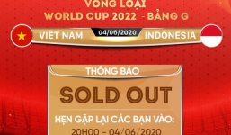 Vòng loại World Cup 2022: Toàn bộ vé 3 trận của ĐT Việt Nam trên sân nhà đã được bán hết