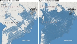 Tổ chức khoa học dự báo: Gần như cả miền Nam có thể biến mất vì triều cường sau 30 năm nữa