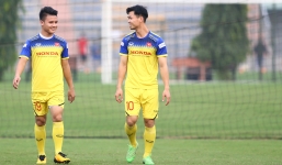 Công Phượng từ bỏ 'style Đen Vâu', luyện tập cực sung trong ngày trở lại ĐT Việt Nam