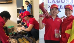 Danh tính nữ CĐV Việt Nam và câu thần chú 'Bay lên trời' trong trận gặp U22 Singapore 