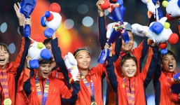 Tuyển nữ Việt Nam vẫn đang chờ doanh nghiệp trao nốt số tiền thưởng 