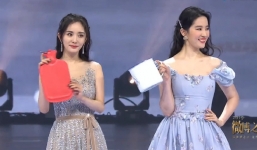 Xuất hiện cùng Angelababy, Lưu DIệc Phi gây bất ngờ vì ngoại hình khác lạ 