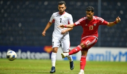 U23 Jordan và U23 UAE dắt tay nhau đi tiếp sau trận hòa có tỉ số