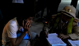 Một cảnh sát bị xử phạt vì vi phạm nồng độ cồn 