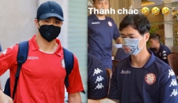 Bật cười với cách Công Phượng đeo khẩu trang phòng chống virus Corona