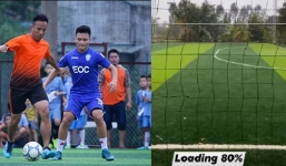 Tranh thủ nghỉ tập vì virus Corona, Quang Hải về quê nhà chuẩn bị khai trương sân bóng 