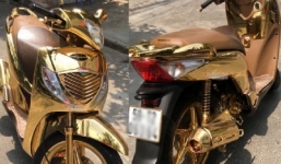 Choáng ngợp trước phiên bản Honda SH mạ vàng trị giá tới 1,5 tỷ đồng 
