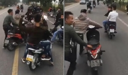 Nhóm thanh niên 'tổ lái' trước xe chở tân binh ở Hải Dương bị công an triệu tập