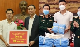 Cầu thủ Việt người tặng tiền mặt, người tặng áo bảo hộ để chung tay đẩy lùi đại dịch 