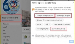 Fanpage NEU Confession biến mất sau khi bị kêu gọi report?