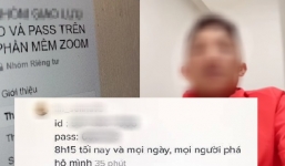 Học sinh lập group chat chia sẻ phòng Zoom để phá lớp học online