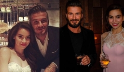 David Beckham và những lần gặp mặt nữ ca sĩ Hồ Ngọc Hà 