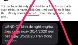 Sự thật về tin nhắn nhắc nhở người dân 'treo co ngay 30/4' tràn lan trên MXH 