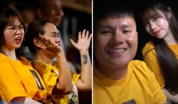 Trở lại sân cỏ sau nhiều tháng, Quang Hải có hành động đặc biệt với Huỳnh Anh