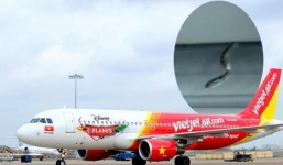 Chuyến bay của Vietjet bất ngờ xuất hiện rắn 