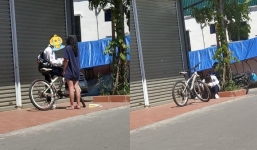 Đạp xe giữa trời nóng 40 độ, chàng trai bật khóc sau khi bị người yêu phũ phàng 