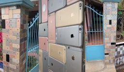 Dùng iPhone để ốp hàng rào, người Việt khiến cư dân mạng thế giới trầm trồ vì độ chịu chơi