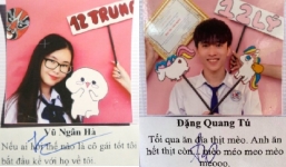 Bộ ảnh kỷ yếu với IQ vô cực, đủ caption 'thả thính' nguyên 1 năm trên Facebook