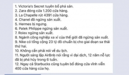 Lật tẩy sự thật về thông tin 'Victoria’s Secret phá sản, Hermes ngừng sản xuất' vì Covid