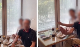 Ông chú vô tư phì phèo điếu thuốc trong phòng có biển cấm, tự nhận mình 'vô học' khi bị nhắc nhở