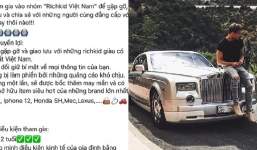 Ngỡ ngàng yêu cầu tham gia nhóm rick kid Việt Nam: Trên 12 tuổi, có ảnh chưng minh độ giàu có và phải đóng phí hàng tháng