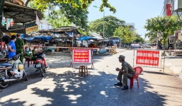 Phong tỏa một phần chợ Tam Kỳ vì một ca nghi nhiễm COVID-19 