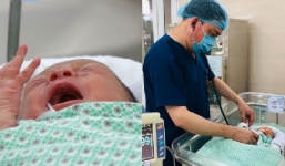 Sức khỏe của bé trai bị bỏ rơi ở khe tường đã khá lên, có người tự xưng là ông ngoại đến nhận