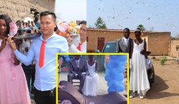 Chủ nhân màn bê lễ đậm chất Việt Nam trong đám cưới ở châu Phi tiết lộ món quà tặng quá chất cho đôi uyên ương